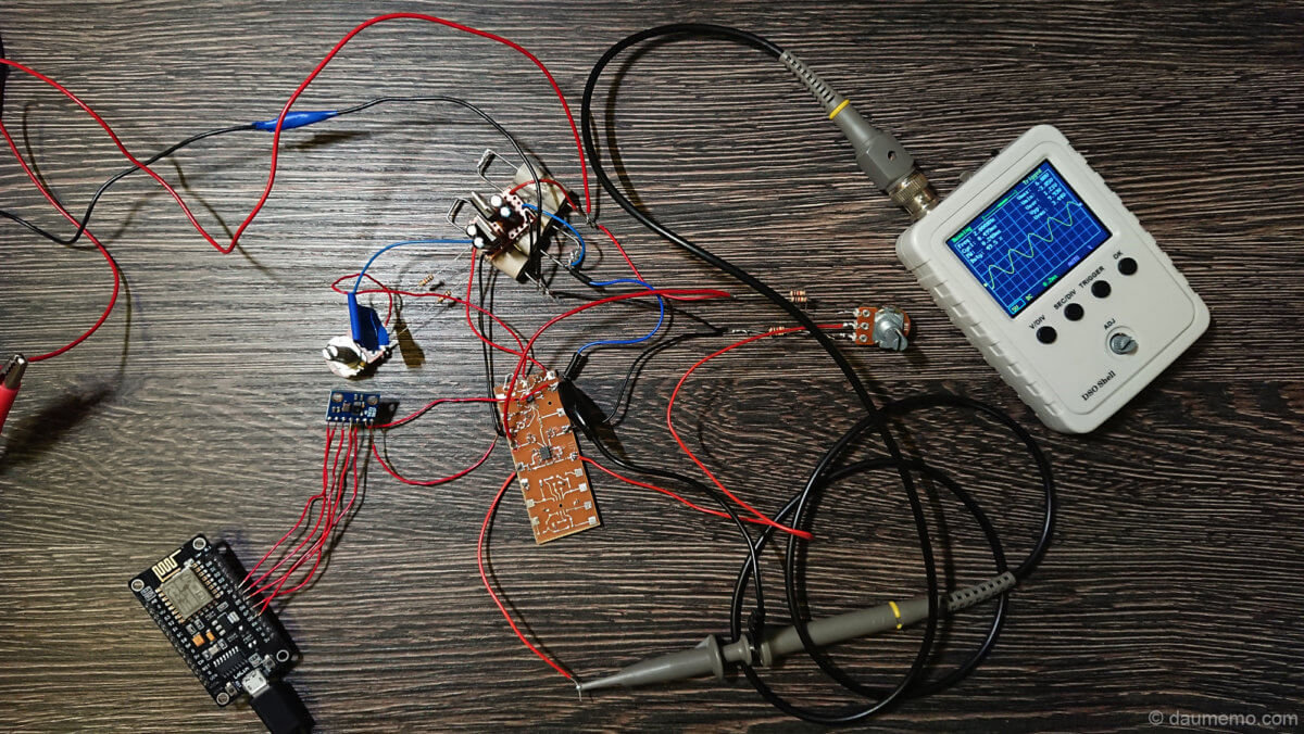 Diy VCA822 LM7171 waveform generator second real connection