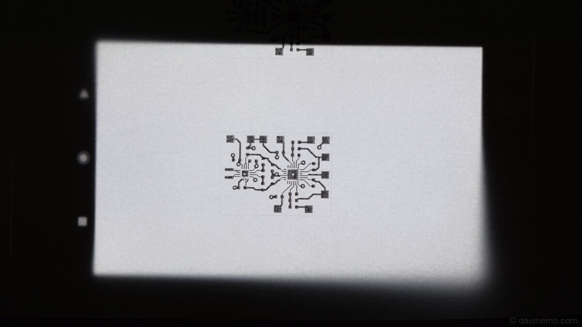 One layer's PCB UV mask ink inconsistency
