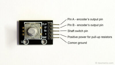 How to connect an encoder to your Arduino - Daumemo