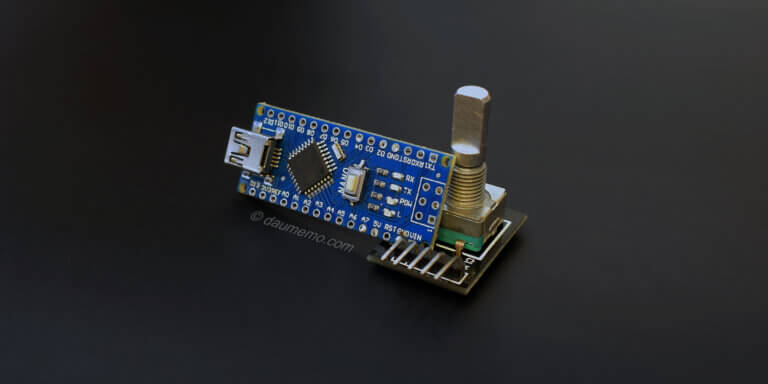 How to connect an encoder to your Arduino - Daumemo